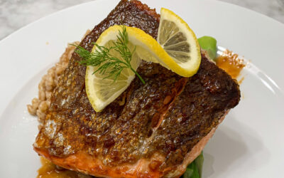 Soy Glazed Crispy Skin Salmon