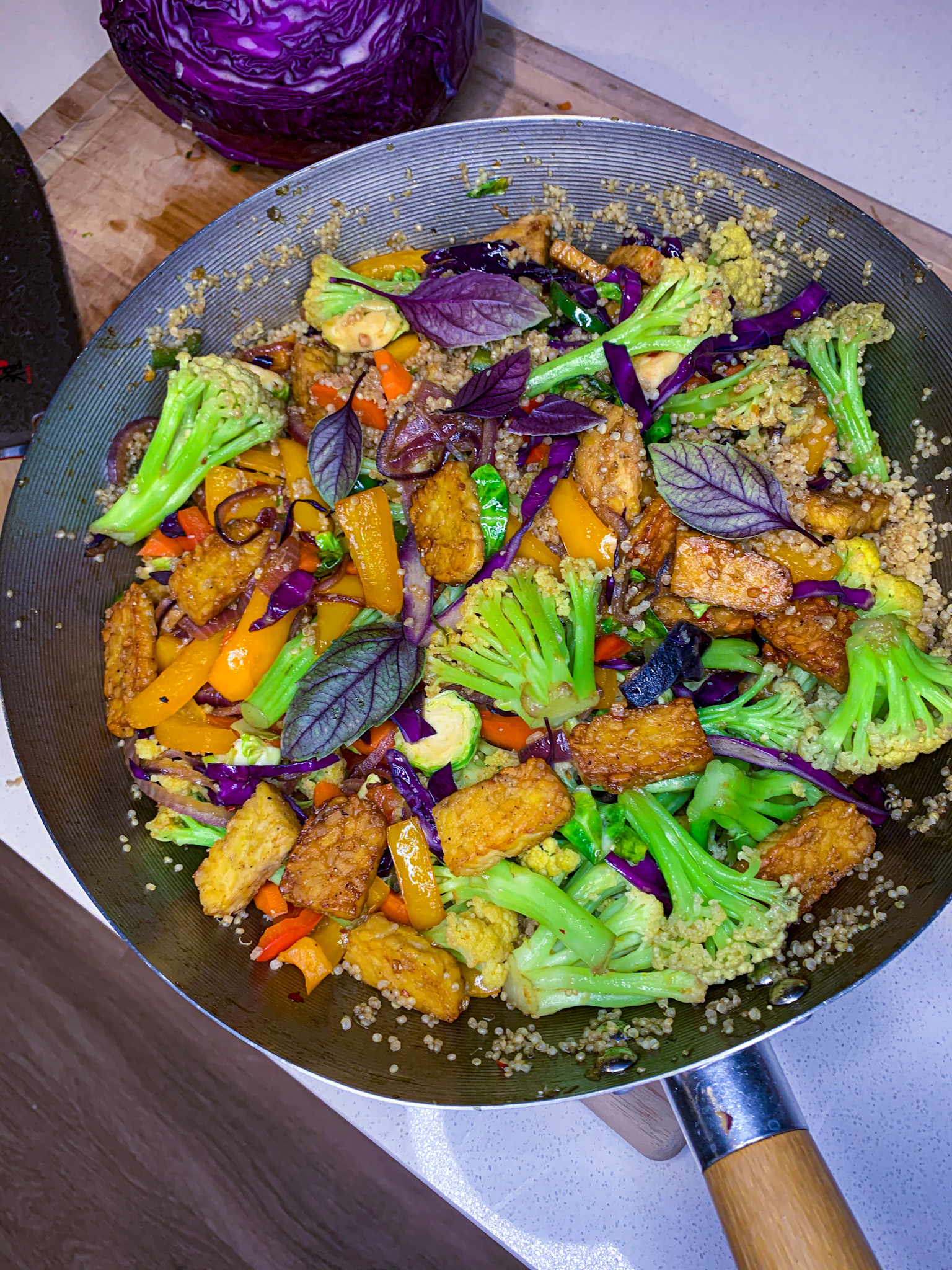 tempeh stir fry