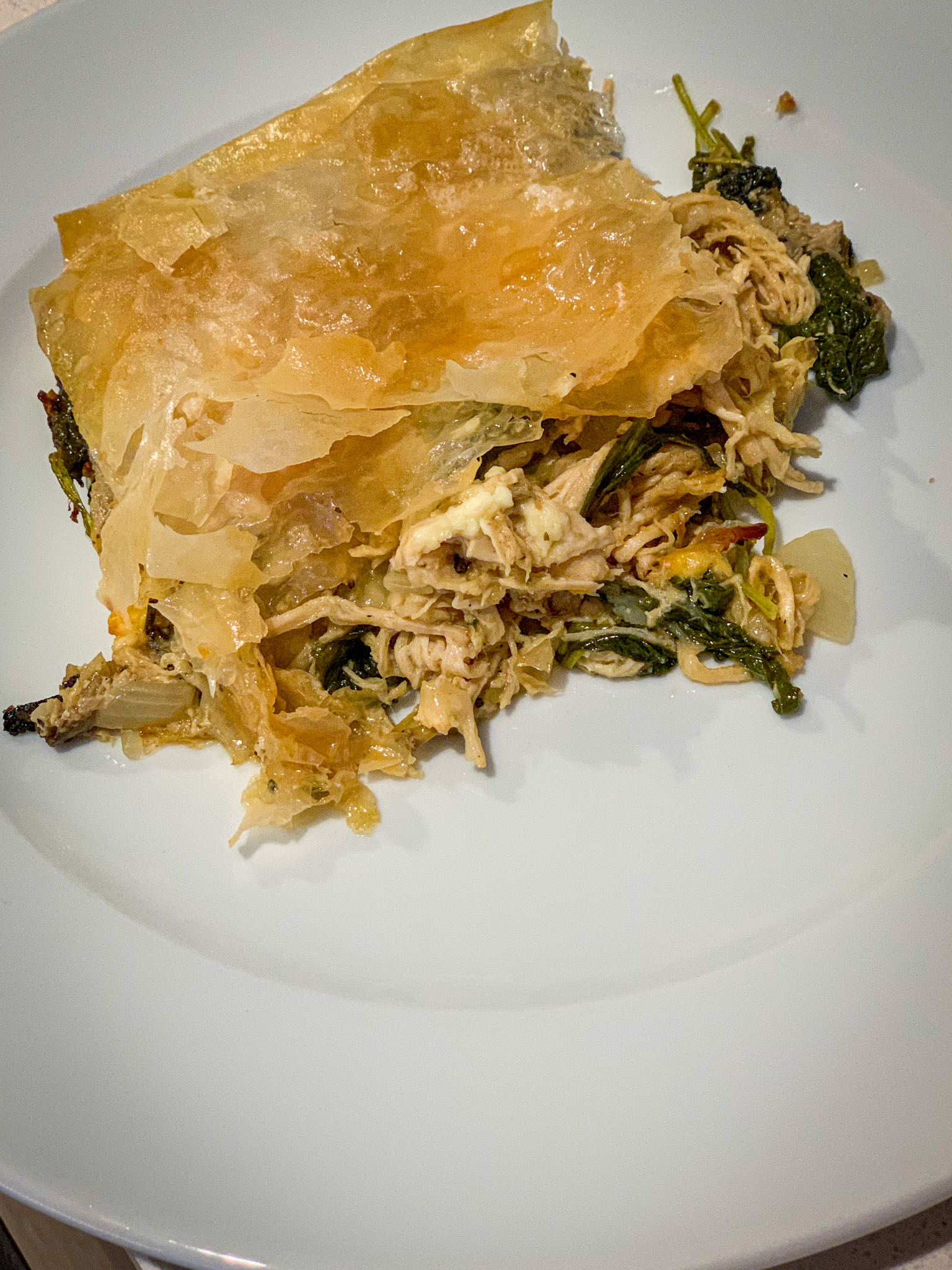 chicken spanakopita