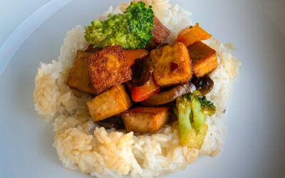 Crispy Baked Tofu & Vegetable Stir Fry