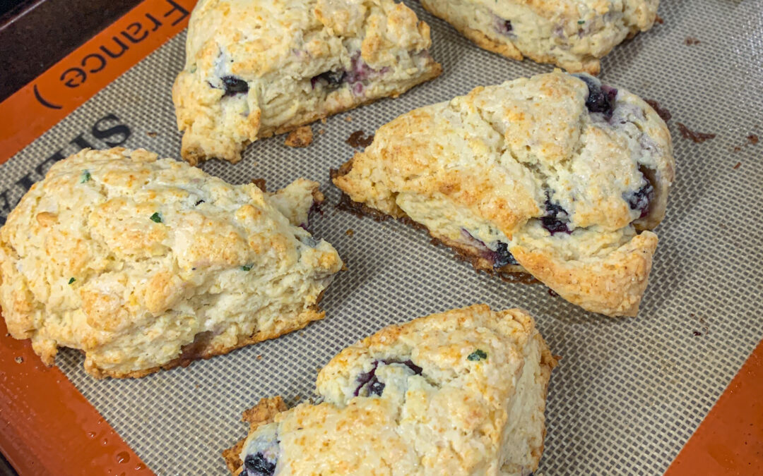 blueberry lemon scones