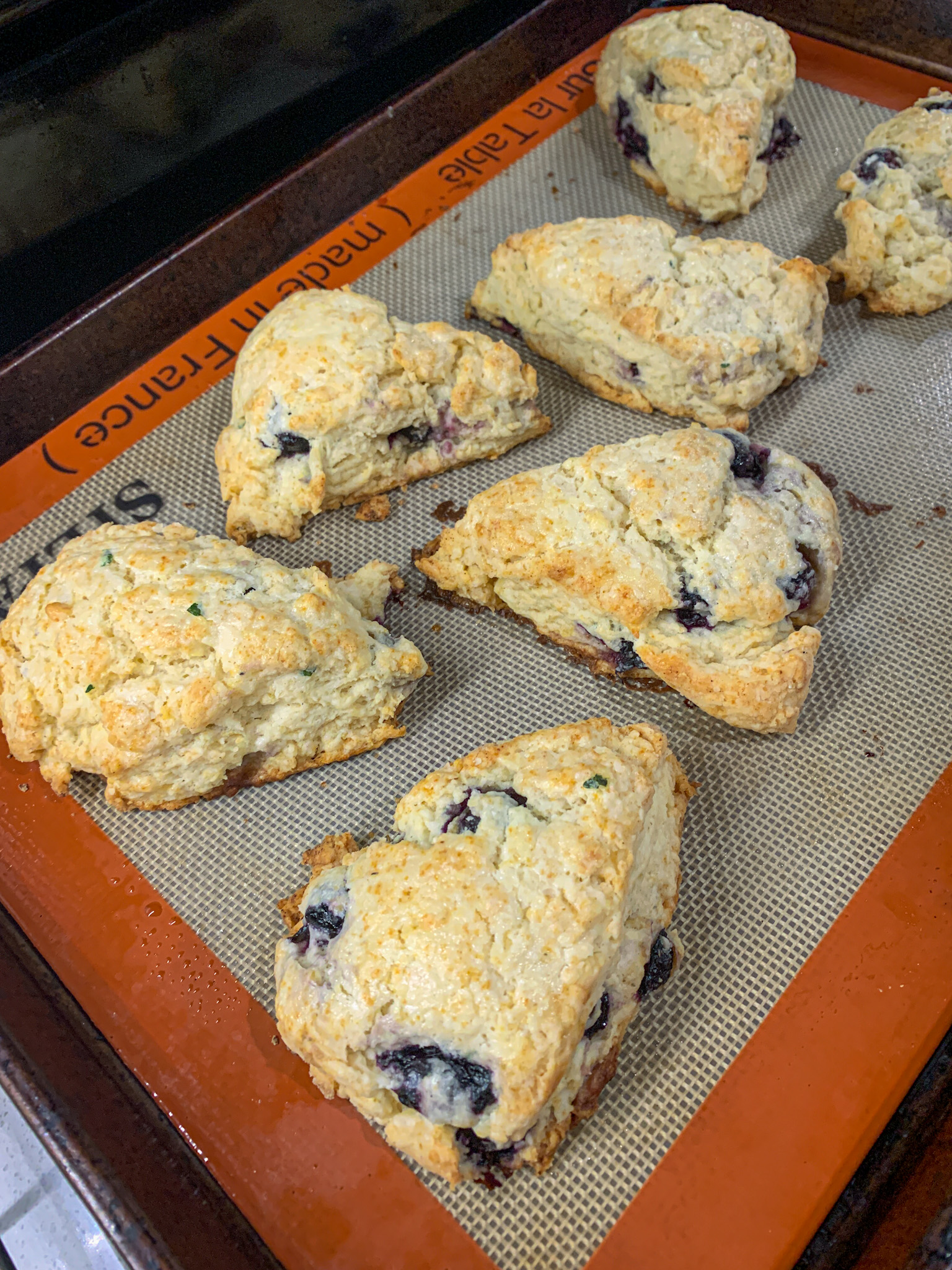 blueberry lemon scones